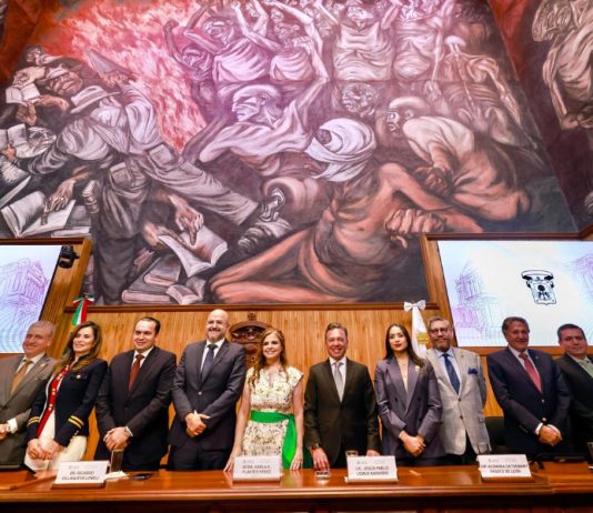 Karla Planter presentó su primer informe de labores al frente de la U de G