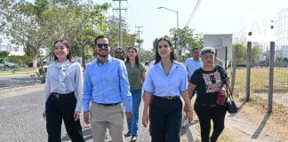 Rosi Bayardo inicia rehabilitación de la entrada principal a Marimar