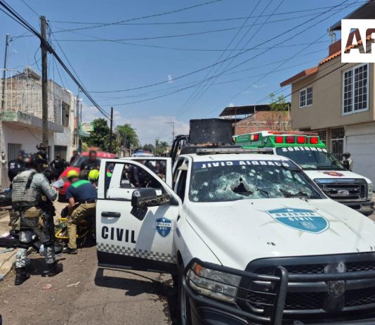Seis policías y un civil lesionados, tras agresión armada en Zamora, Michoacán