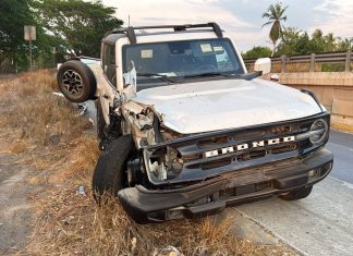 Atienden UEPC Colima y CRUM accidentes en Libramiento Ejército Mexicano y carretera a Minatitlán