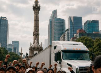ANTAC convoca a concentración nacional en CDMX; ayer exigieron apoyo para desplazados de Guerrero