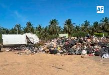 Basura de Tecomán se deposita en terrenos de la Feria; autoridades aseguran que es temporal