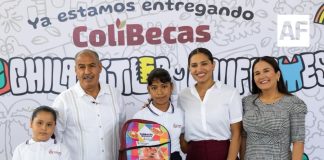 Gobierno del Estado continuó la entrega de ColiBecas Mochilas, Útiles y Uniformes a 159 estudiantes del municipio de Colima