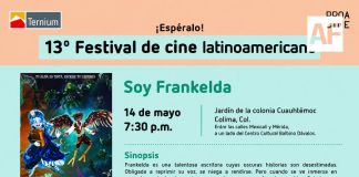 Cultura Colima invita a función gratuita del Festival de Cine Latino en la colonia Cuauhtémoc