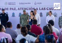 Indira Vizcaíno encabezó la Feria por la Paz en Coquimatlán; permite dialogar con la niñez y jóvenes