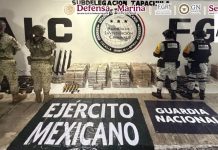 Aseguran arsenal y casi 700 kilos de cocaína en cateo federal en Tapachula, Chiapas
