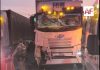 Accidente entre autobús de pasajeros y tráiler deja dos lesionados en la autopista Colima-Tecomán