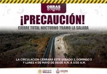 Seidum Colima anuncia cierre total nocturno en autopista Colima-Manzanillo este sábado, domingo y lunes