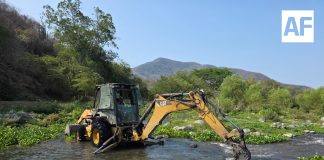 Conagua concluye labores de limpieza en el caudal de Jala