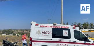 Motociclista resulta lesionado tras accidente en la carretera Cuauhtémoc-Alcaraces