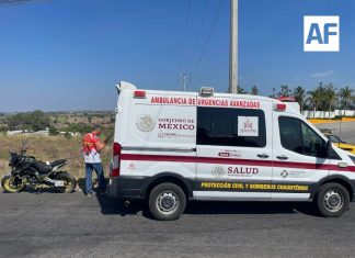 Motociclista resulta lesionado tras accidente en la carretera Cuauhtémoc-Alcaraces