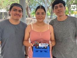 “Dementor” conquista la competencia Sumo Bot en la FIME de la Universidad de Colima