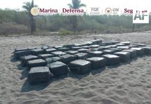 Semar asegura 1.5 toneladas de cocaína y detiene a cinco personas frente a Chiapas