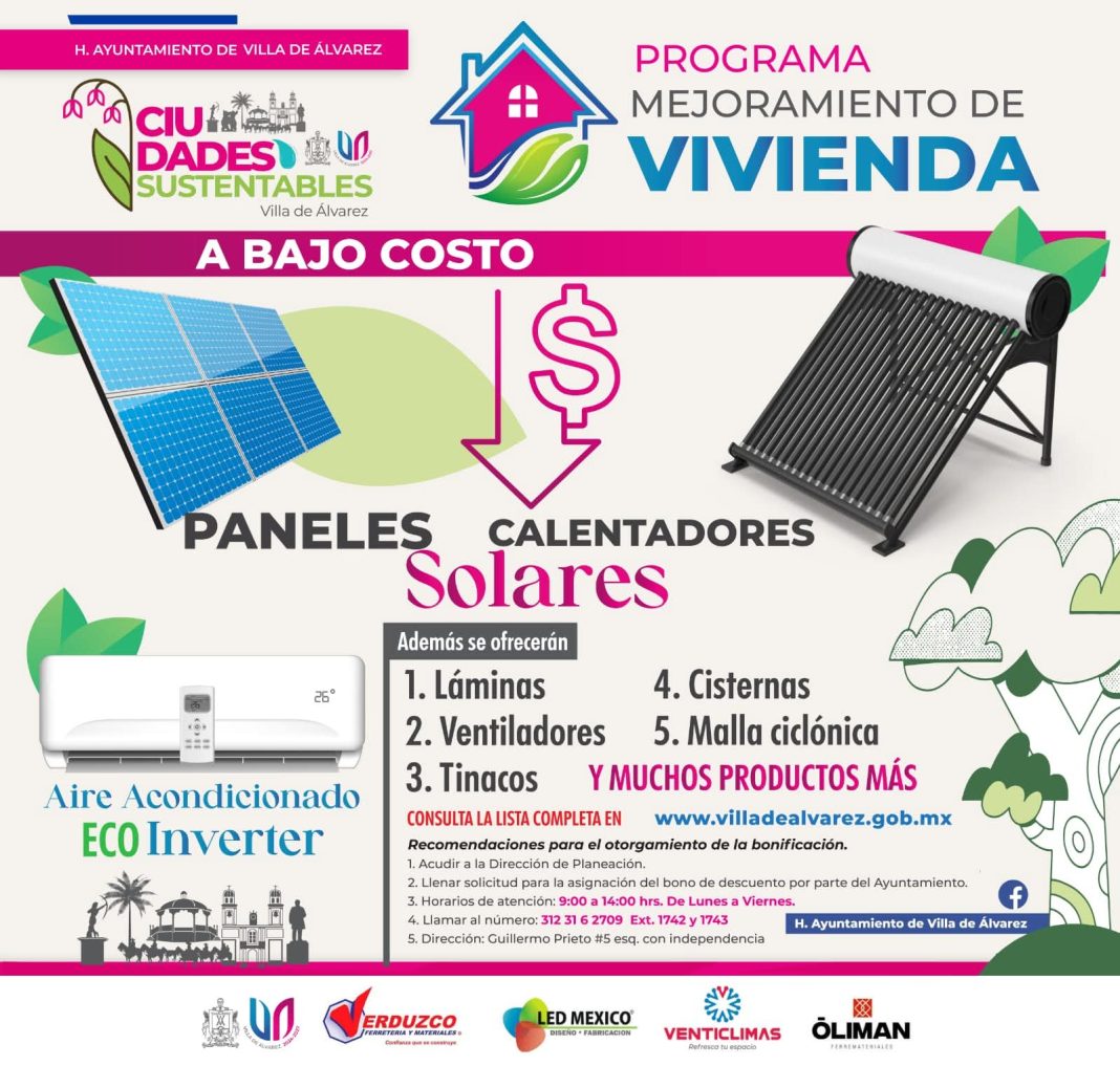 mejoramiento vivienda villa de alvarez