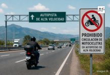 Proponen prohibir circulación de motocicletas en autopistas de alta velocidad