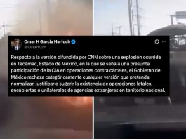 Gobierno de México rechaza versión de CNN sobre presunta operación de la CIA en Edomex