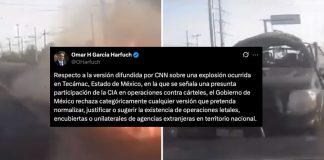 Gobierno de México rechaza versión de CNN sobre presunta operación de la CIA en Edomex