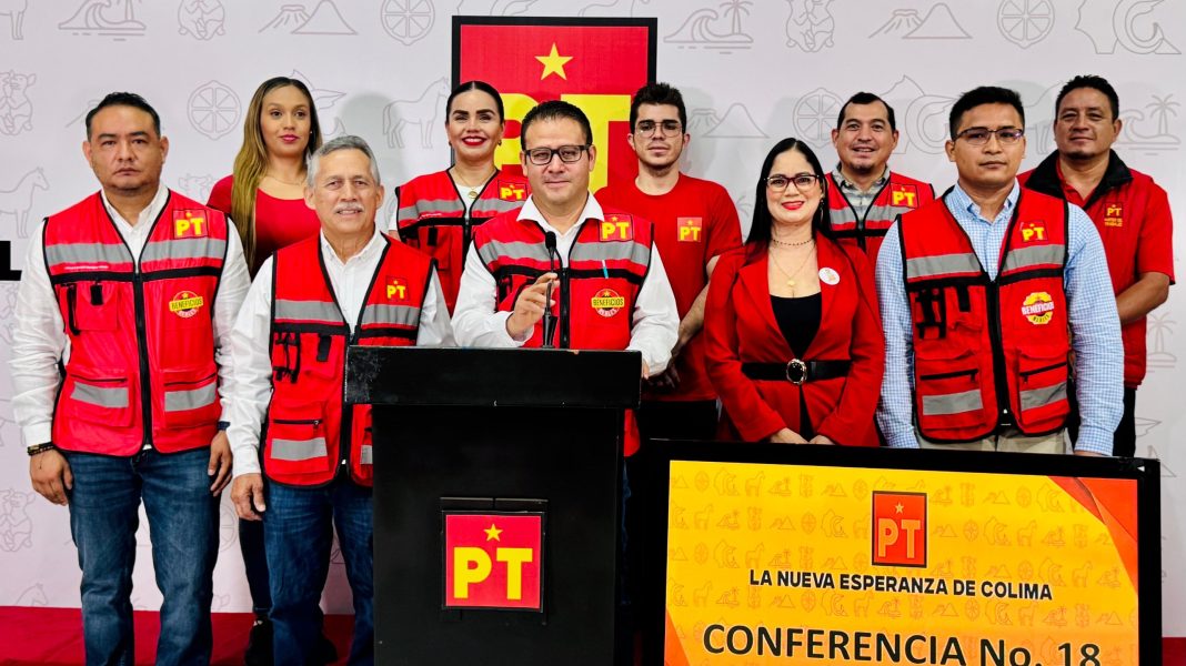 partido del trabajo rueda prensa plataformas choferes
