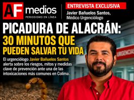 Picaduras de alacrán en Colima: el urgenciólogo Javier Bañuelos alerta sobre riesgos, mitos y la importancia de actuar en menos de 30 minutos