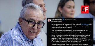 Rubén Rocha Moya comparece ante la FGR en Culiacán y asegura que seguirá atendiendo llamados de la autoridad