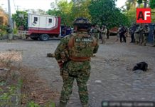Aseguran vehículo blindado, armas y equipo táctico en Tecomán: Gabinete de Seguridad