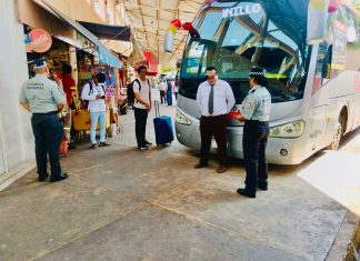 Guardia Nacional refuerza la seguridad en el transporte público del Estado de Colima