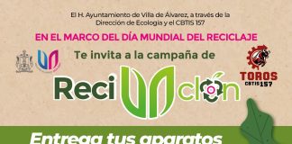 Hará Villa de Álvarez Reciclón en el CBTIS 157 el miércoles