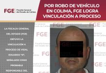 Por robo de vehículo en Colima, FGE logra vinculación a proceso
