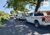 Accidente entre automóvil y motocicleta deja lesionados en el libramiento de Nogueras