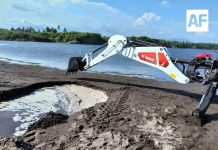 Abren la Boca de Pascuales, en Tecomán, para facilitar desalojo de agua acumulada