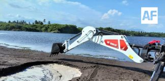 Abren la Boca de Pascuales, en Tecomán, para facilitar desalojo de agua acumulada