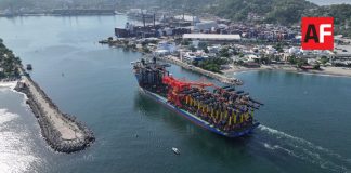 Arriban a TIMSA dos nuevas grúas RTG en el puerto de Manzanillo