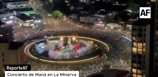 Un total de 170 mil personas acudieron al concierto del grupo de Rock Maná en Guadalajara