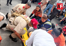Asistente al FAN FEST Guadalajara resultó lesionado al ser aventado y caer al piso