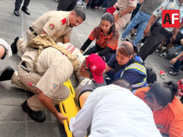 Asistente al FAN FEST Guadalajara resultó lesionado al ser aventado y caer al piso