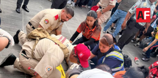 Asistente al FAN FEST Guadalajara resultó lesionado al ser aventado y caer al piso