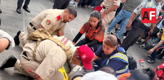 Asistente al FAN FEST Guadalajara resultó lesionado al ser aventado y caer al piso