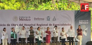 Claudia Sheinbaum colocó la 1era piedra para nuevo hospital IMSS Manzanillo