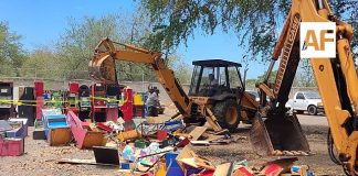 FGR en Colima incinera narcóticos y destruye 279 máquinas tragamonedas