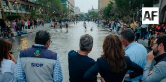 Gobernador de Jalisco y Vero Delgadillo entregan rehabilitación de Plaza Tapatía y Fundadores en Guadalajara