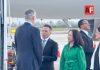 El Rey de España llegó a Guadalajara para presenciar el partido mundialista España vs Uruguay