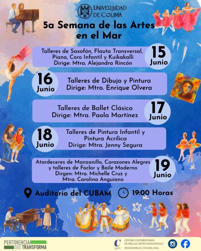 Quinta semana de las artes en el mar_NO publicidad