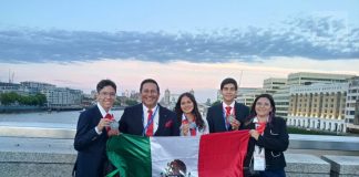 Talentos Colimenses de Secundaria obtienen medalla de plata en la IGO en Londres
