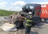 UEPC Colima y CRUM atendieron accidente de tráiler en la autopista Colima–Tecomán a la altura de Las Golondrinas