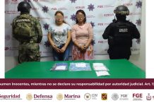 Mesa de Coordinación Estatal informa que detuvo a dos mujeres con 830 bolsas de narcótico