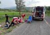 Atienden a seis motociclistas lesionados tras derrape en la carretera Los Amiales–Coquimatlán