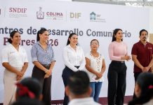 Gobernadora Indira Vizcaíno entregó equipamiento para los 20 Cedecos DIF Pilares