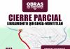 Alerta Seidum Colima por cierre parcial del libramiento Quesería-Montitlán, a partir de hoy y hasta el jueves