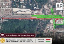 Seidum alerta por cierre total en lateral del Tercer Anillo sentido Villa de Álvarez-Colima, este jueves y viernes