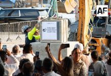 Indira Vizcaíno y Claudia Sheinbaum colocaron la primera piedra del Hospital Regional de Especialidades del IMSS Manzanillo